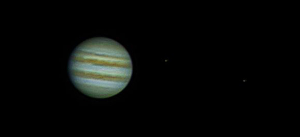 Jupiter am 03.03.2013 mit Monden Europa und IO