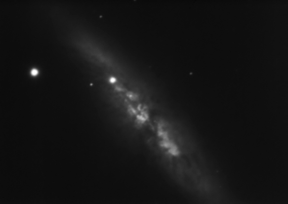 M82 am 24.01.2014 mit Supernova