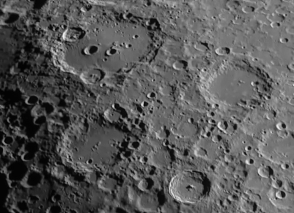 Mondkrater Clavius am 17.01.2020