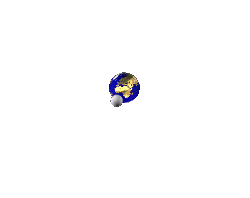Mond dreht sich um Erde